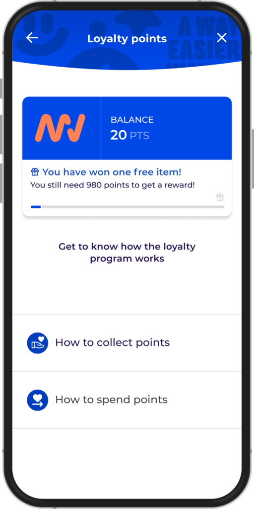 Win promotions and prizes by using the app regularly